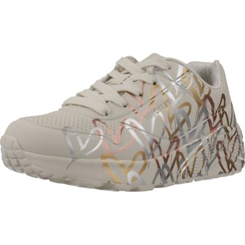 Skechers Uno Lite Metallic Colour Beige