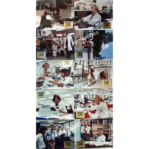 Les Hommes Du Président (All The President's Men) : Jeu De 10 Photos Glacees Prestige D'exploitation Cinematographique -Format 30,5x39,5 Cm- De Alan J. Pakula Avec Dustin Hoffman, Robert Redford -1976