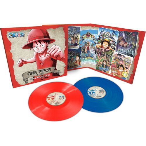 One Piece Movies Best Selection / O.S.T - One Piece Movies Best Selection - Limited Edition Red + Blue Vinyl [Vinyl Lp] Blue, Colored Vinyl, Ltd Ed, Red, France - Import