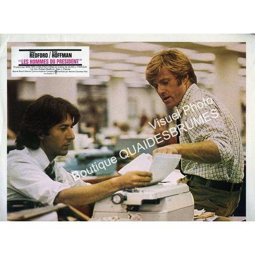 Les Hommes Du Président (All The President's Men) : Jeu De 5 Photos D'exploitation Cinematographique - Format 23x29,5 Cm - De Alan J. Pakula Avec Dustin Hoffman, Robert Redford, Jack Warden - 1976