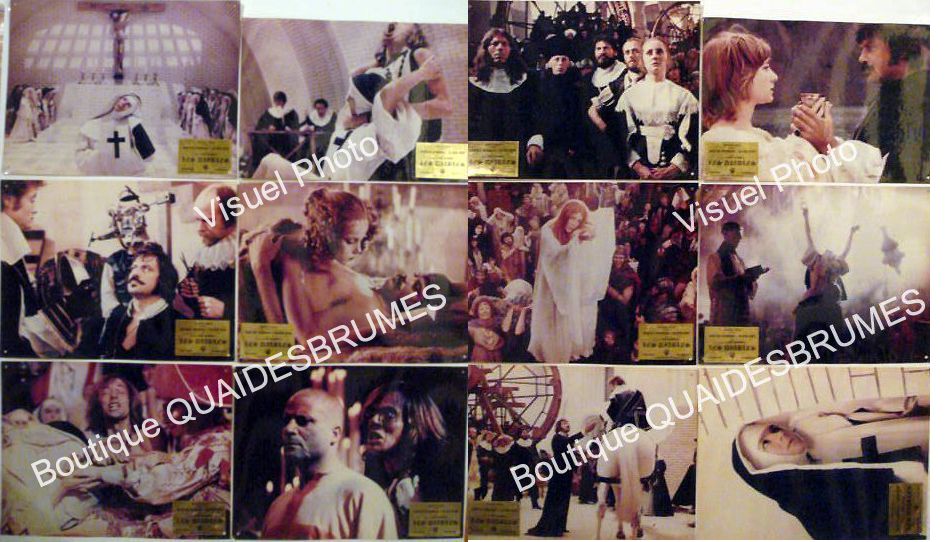 Les Diables (The Devils) : Jeu De 12 Photos Prestige Glacees Plastifiees D'exploitation Cinematographique - Format 30x39 Cm - De Ken Russell Avec Vanessa Redgrave, Oliver Reed, Michael Gothard - 1971