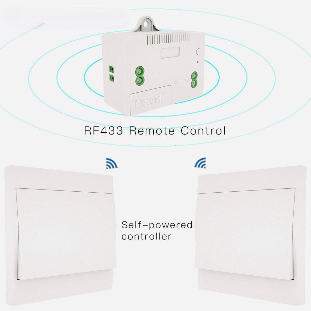 Interrupteur sans fil sans batterie tlcommande interrupteu... - 3