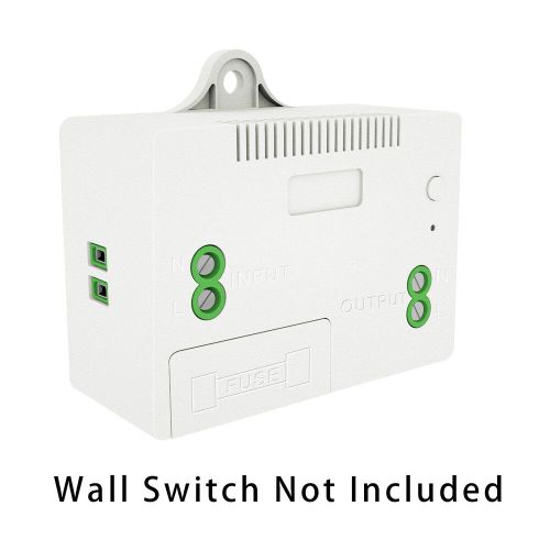 Interrupteur sans fil sans batterie télécommande interrupteur d'éclairage mural auto-alimenté pas de cablage nécessaire émetteur de panneau mural, récepteur uniquement