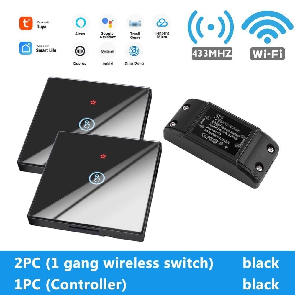 Interrupteur d'clairage WiFi 220V RF 433MHz avec disjoncteu... - 7