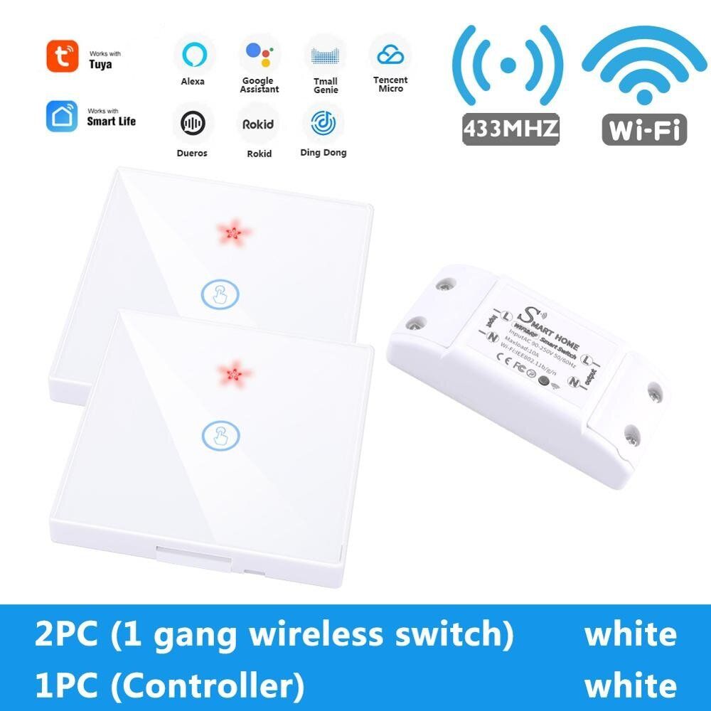 Interrupteur d'clairage WiFi 220V RF 433MHz avec disjoncteu... - 10