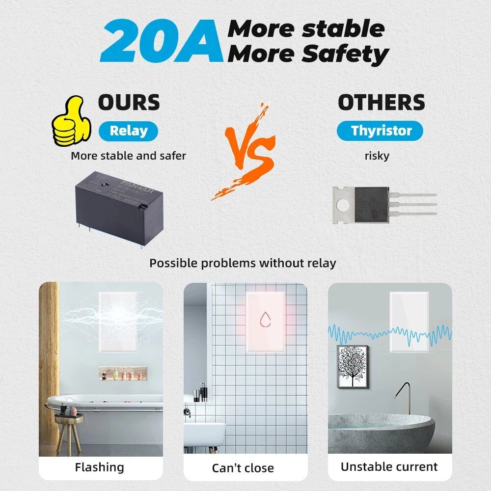 WiFi Smart Boiler Switch US/EU 110V 220V Chauffe-eau lectri... - 3