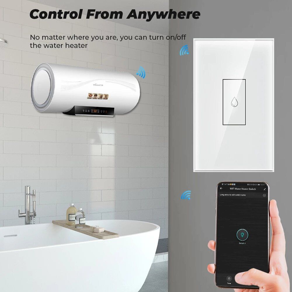 WiFi Smart Boiler Switch US/EU 110V 220V Chauffe-eau lectri... - 5