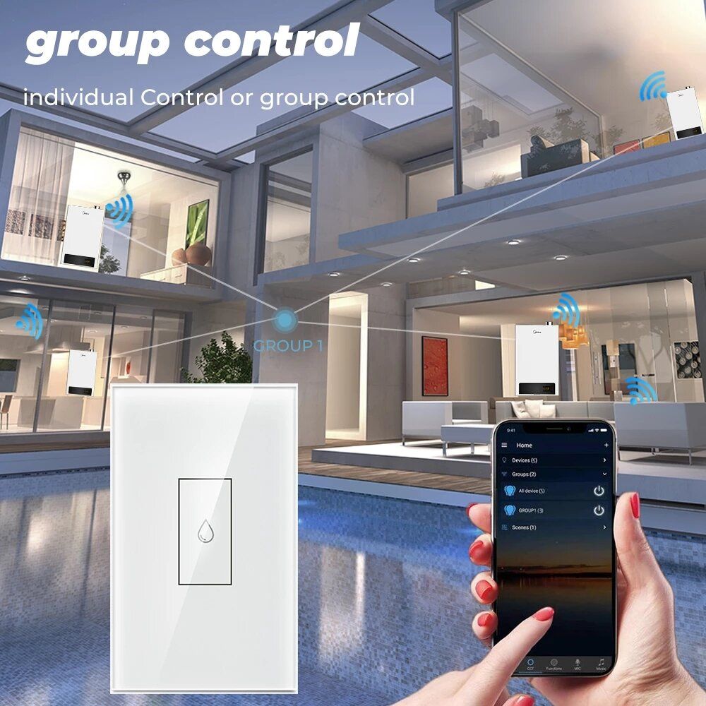 WiFi Smart Boiler Switch US/EU 110V 220V Chauffe-eau lectri... - 6