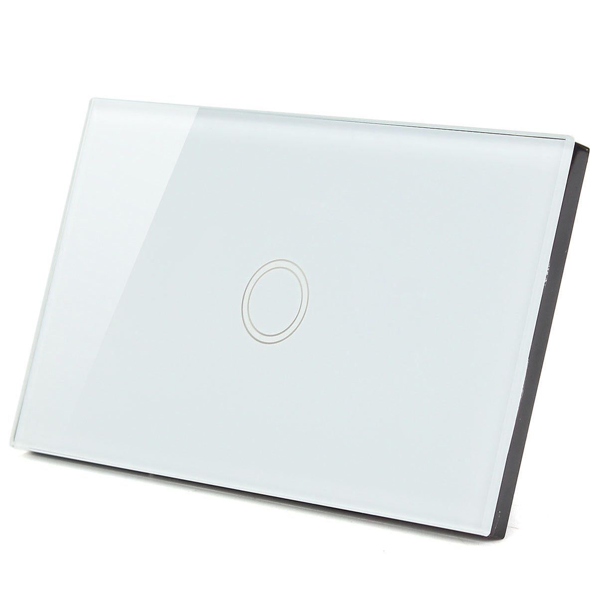Crystal 1 Way 1 Gang Glass Remote Panel Touch Led Light Swit... - 2