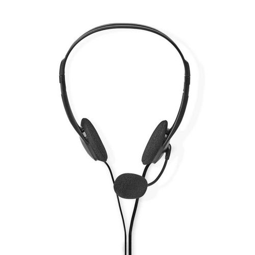 NEDIS Casque PC Supra Auriculaire Stereo 2x 3.5mm Noir