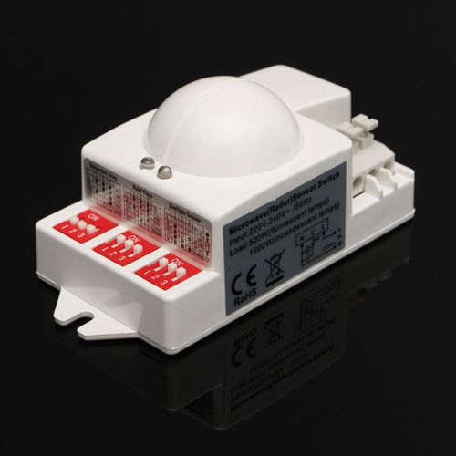 Commutateur de capteur de radar de détecteur de mouvement à micro-ondes 5.8GHz pour la lumière LED, 5.8GHz 220V/240V