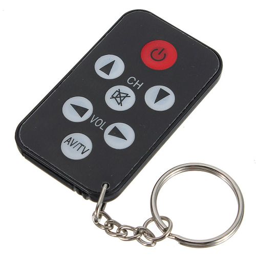 Universal 3pcs Infrarouge IR Mini TV Télécommande Porte-clés Porte-clés