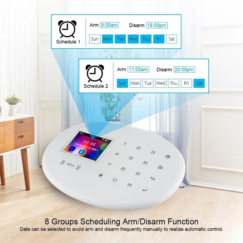 Systme d'alarme de scurit domestique intelligent WIFI GSM... - 4