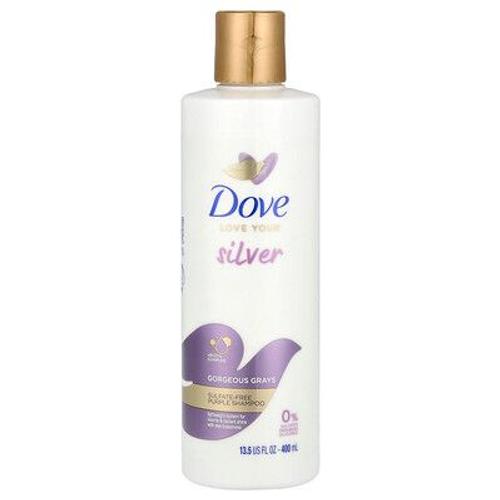 Dove, Shampooing Violet Sans Sulfates, Gris Magnifique, 400 Ml 