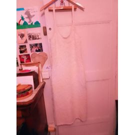 Robe Longue Chaude Crème 42 Xl H&m.