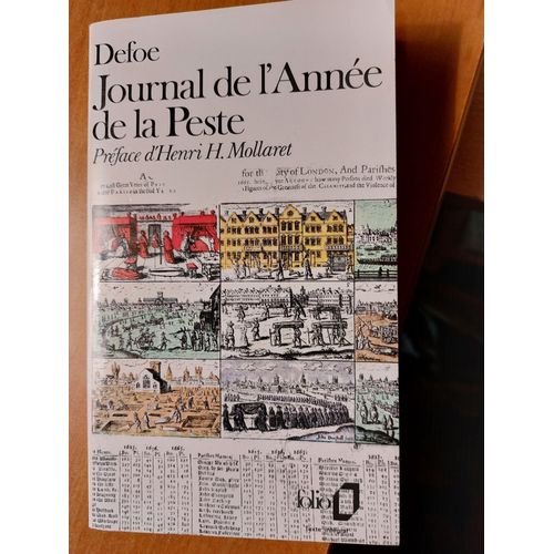 Defoe Journal De L'année De La Peste / Folio