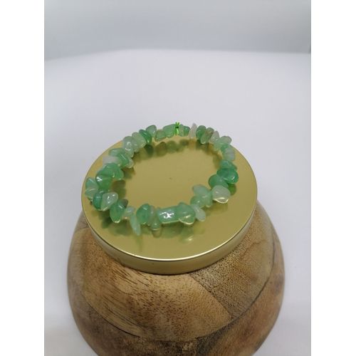 Bracelet En Pierre Naturelle Aventurine.