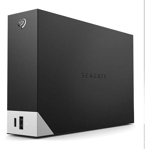 Seagate One Touch with hub STLC4000400 - Disque dur - 4 To - externe (de bureau) - USB 3.0 - noir - avec Seagate Rescue Data Recovery