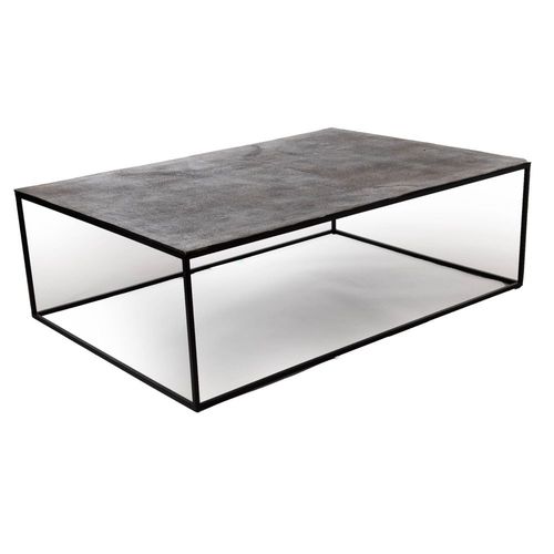 Table Basse Aluminium Noir