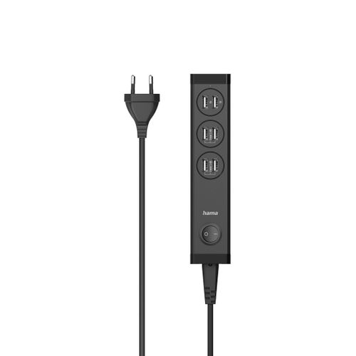 Chargeur Usb Multiport, 6 Ports Usb-A Pr Tablettes Et Smartphones, 34w