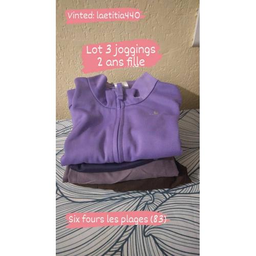 Lot 3 Joggings 2 Ans Fille 