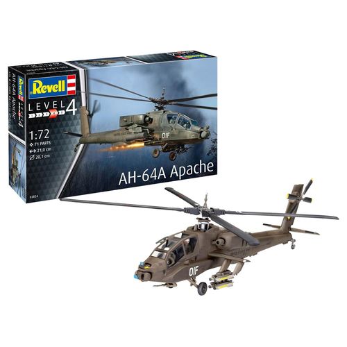 Maquettes  Ah-64a Apache-Revell