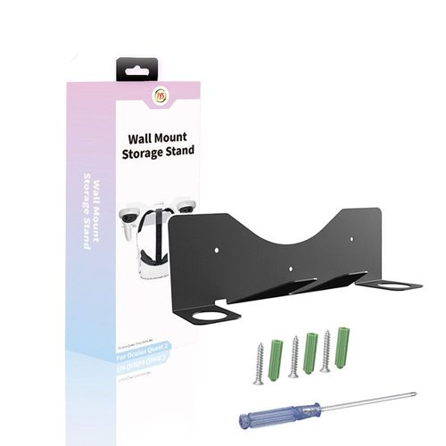 Support De Stockage Mural Pour Oculus Quest 2 Pour Ps Vr Lunettes Crochet En Métal Pour Controleur De Casque Vr, Noir