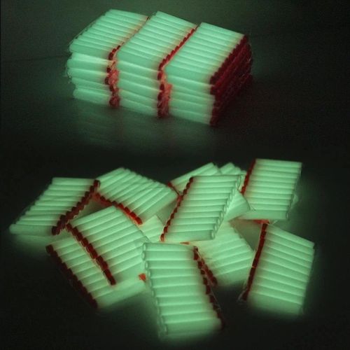 Balles Fluorescentes Pour Pistolet Jouet",Lot De 50 Pièces,Pour Série Nerf Blaster,Clip De Recharge,Fléchettes Eva,"Balles Souples Qui Brillent Dans La Nuit - Type 50pc