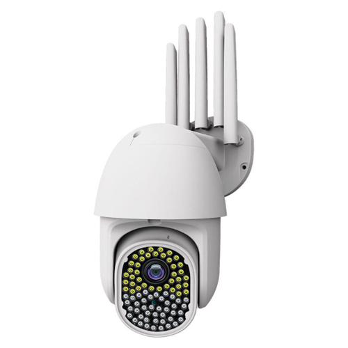 82 LED 2MP WIFI Caméra de sécurité WiFi 1080P Vitesse sans fil Dome CCTV Onvif Caméra IP de vision nocturne infrarouge extérieure, Prise UE