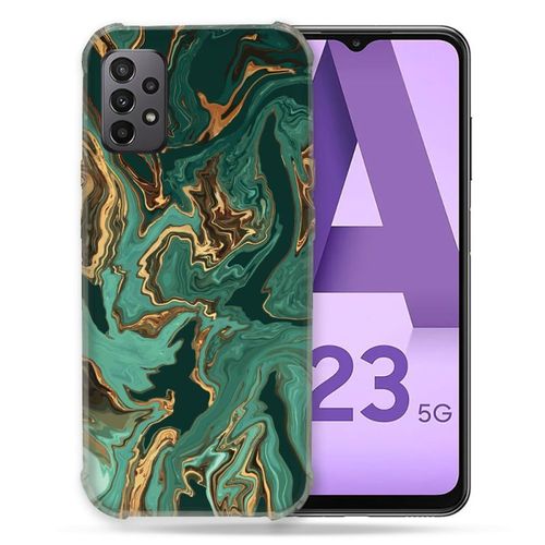 Coque Pour Samsung Galaxy A23 5g Texture Marbre Vert