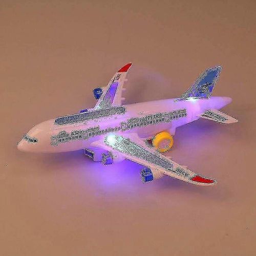 Avion De Ligne Électrique Avec Musique Lumières Son Jouet Avion A380 Lumières Avion De Passagers Jouet