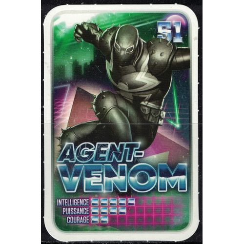 Carte À Collectionner Révèle Ton Pouvoir Marvel 2021 E. Leclerc Agent-Venom 51
