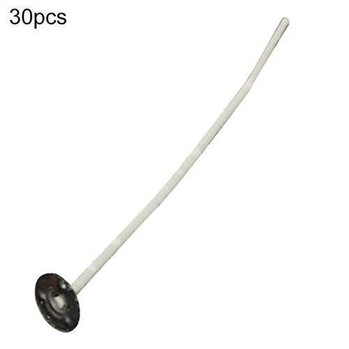 30 Pcs Candle Wicks Cotton Core Waxed Wick with Sustainer for Candle Making
