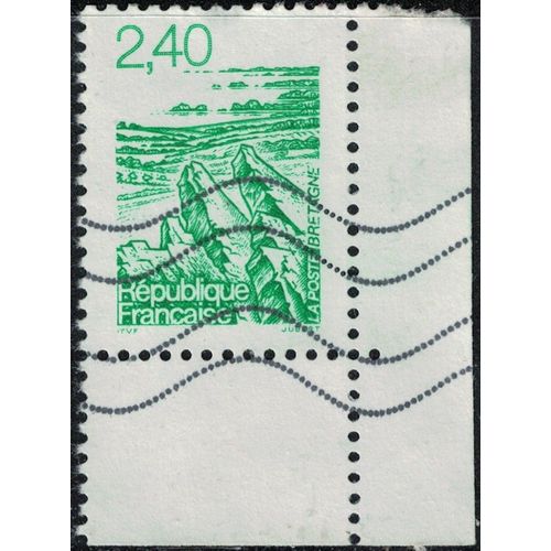 France 1995 Oblitéré Used Régions Naturelles Bretagne Roc Trévezel Y&t Fr 2949 Su