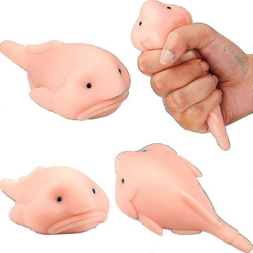 3pcs Blobfish Toys, Squishy Fidget Blob Fish Toy, Animaux Mignons Drôle Stress Relief Jouets Cadeaux Pour Enfants Adultes Soulagement De L¿Anxiété