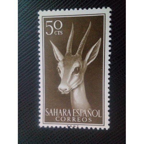 Timbre Sahara Espagnol Y T 122 Gazelle Dorcas (Gazella Dorcas) 1957 ( 031206 )