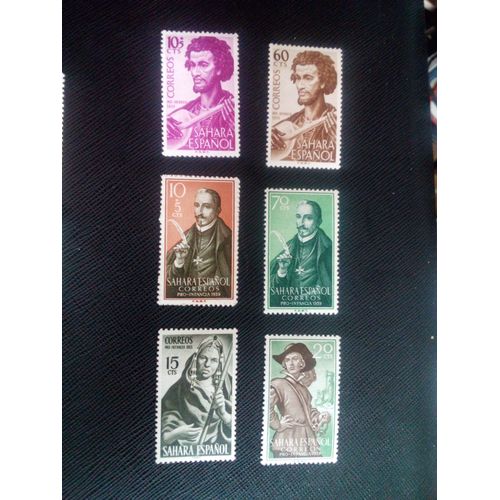 Timbre Sahara Espagnol Y T 92 A 94 Et 143/45/46 Divers 1953 / 59 ( 031206 )