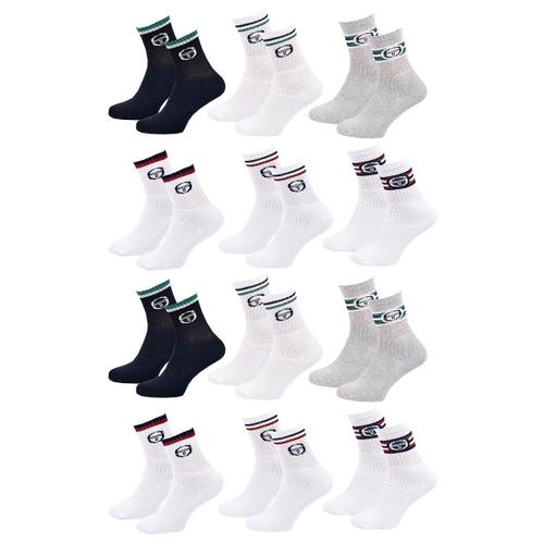 Chaussettes Enfant Tennis Sergio Tacchini Pack De 12 Paires 0204