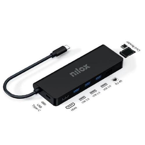 Nilox Dock Type-c 8 En 1 Hdmi 4k