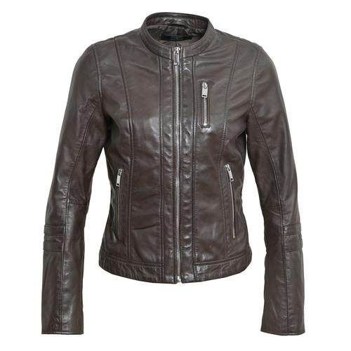 Veste En Cuir Lecce Marron