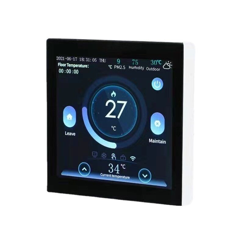Thermostat  cran couleur LCD WiFi intelligent Thermostat d... - 4