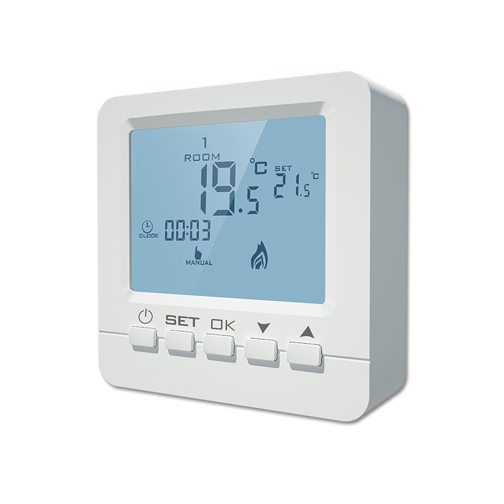 Thermostat de chaudire  gaz mural LCD 5A rgulateur de tem... - 2