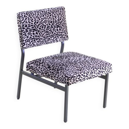 Chauffeuse Annes 195060 Lopard Entirement Restaure Noir