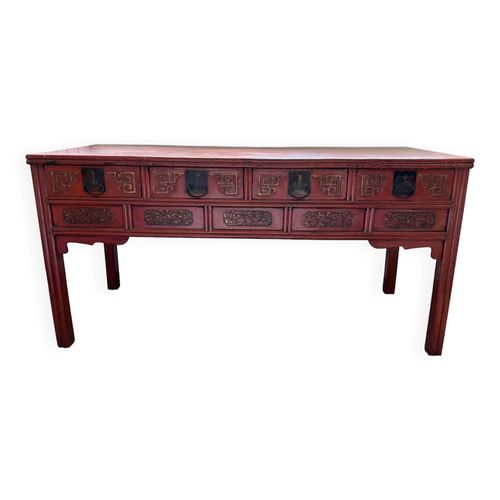 Importante Console Dextrme Orient Bordeaux