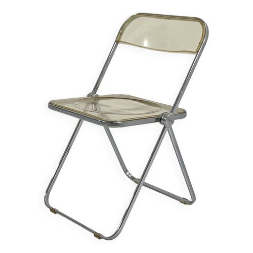 Chaise Plia Par Giancarlo Piretti Pour Castelli 1960 Transparent