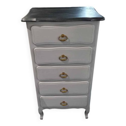 Chiffonnier Vintage Relook Gris