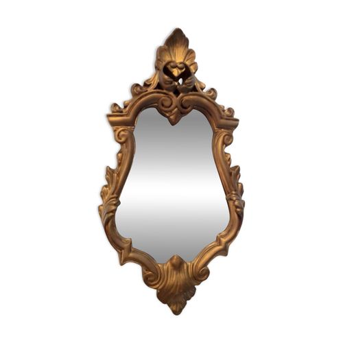 Miroir baroque dore
