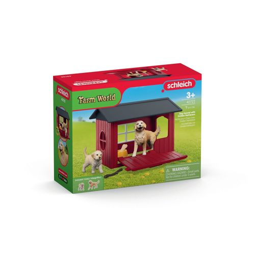 Farm World Niche Avec Golden Retriever