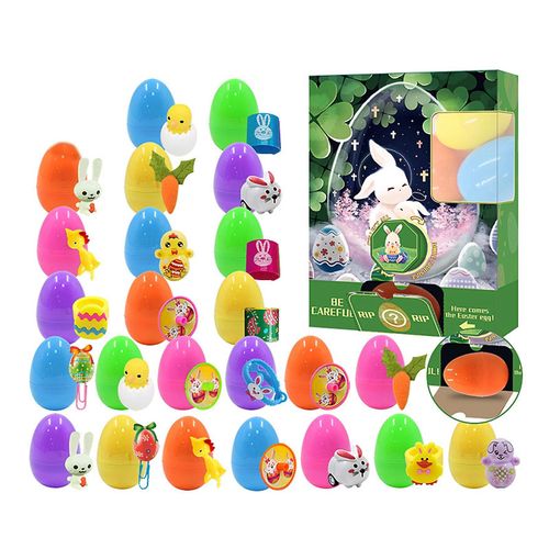 1 Ensemble Oeuf Coloré Anti-Fissure Anti-Rayures Décoloration Résistant À La Chute Incassable Diy Ouvrable Soulagement De L¿Anxiété Oeuf De Pâques Jouet Approvisionnement À La Maison Kaesi