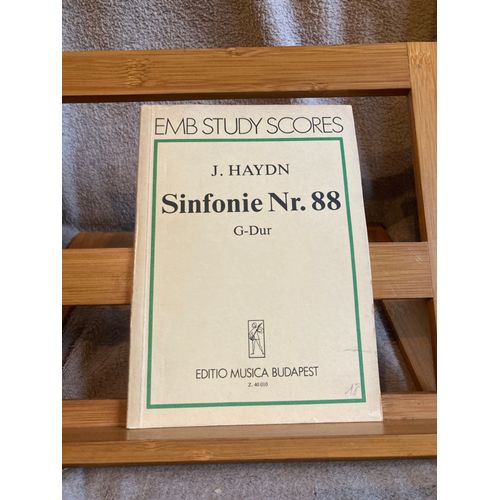 Joseph Haydn Symphonie N°88 En Sol Partition Orchestre Emb Z. 40010